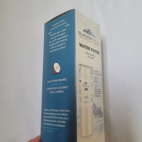 Glacier Fresh Fridge Water Filter GF-XWF for GE side by side french door fridge - Picture 2 of 4